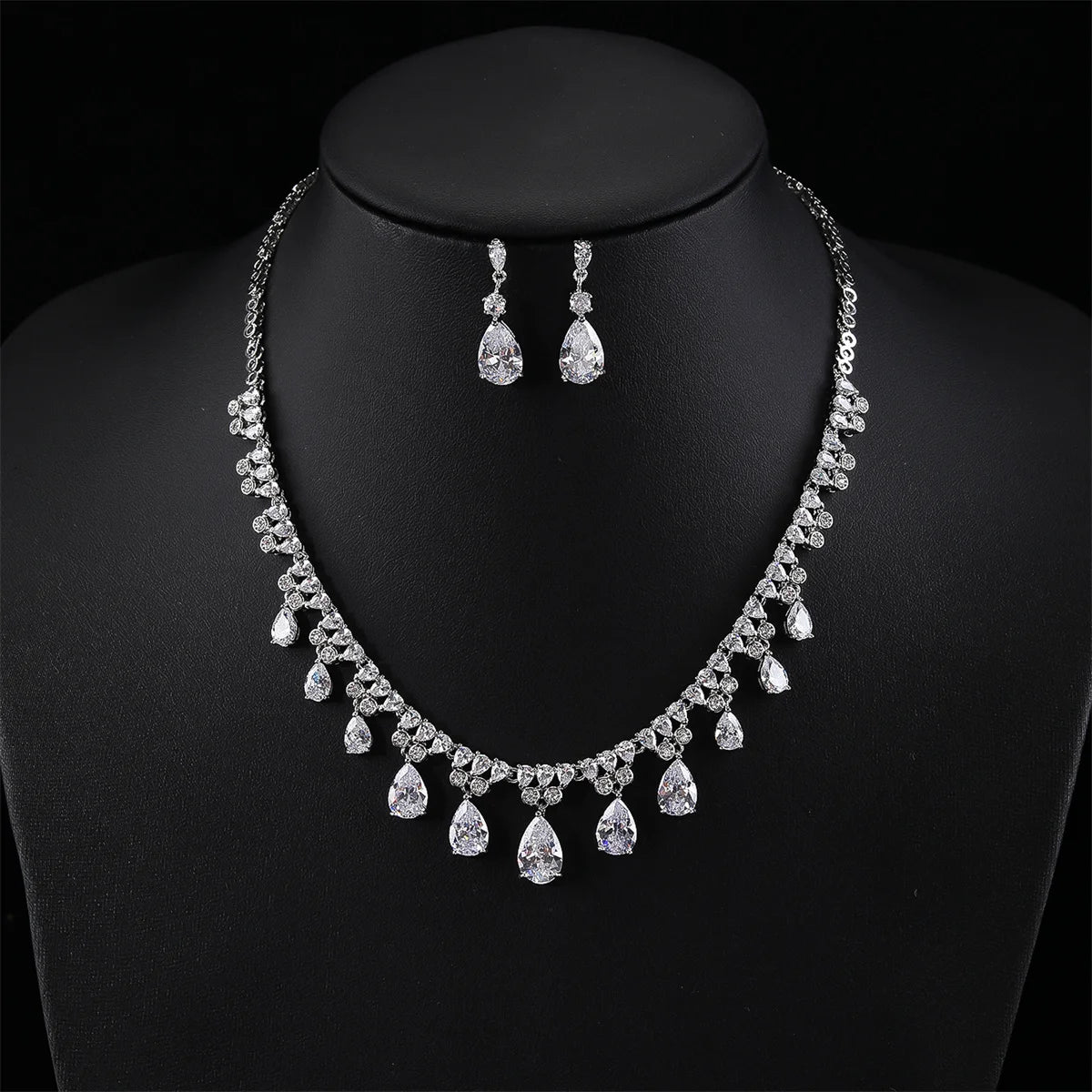 Luxury Pieces High Quality Zirconia Fashion Zirconia  Set Jewelry Zirconia