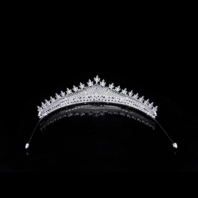 Luxury  Zirconia Crown Accessories Princess  Crystal Queens