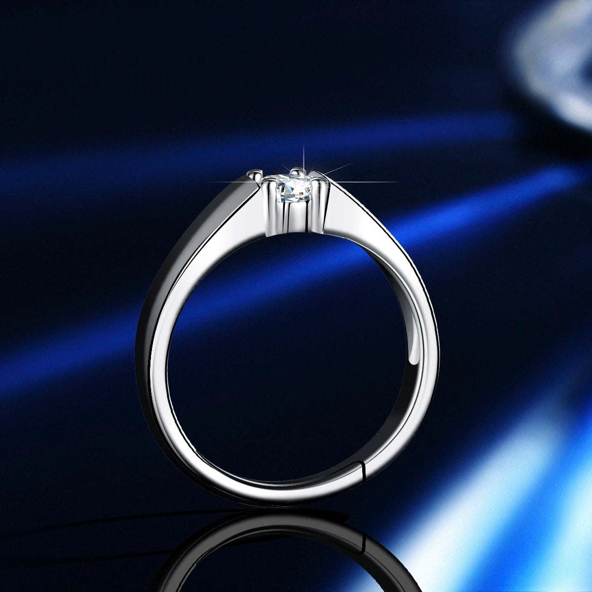 Moissanite ring Diamond  for men romantic