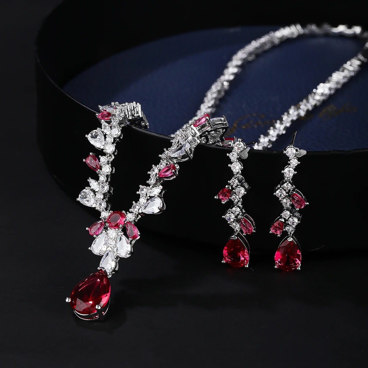 Luxury Pieces High Quality Zirconia Fashion Zirconia  Set Jewelry Zirconia