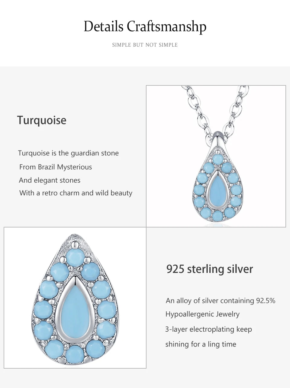 925 Sterling Silver Fashion Jewelry Set