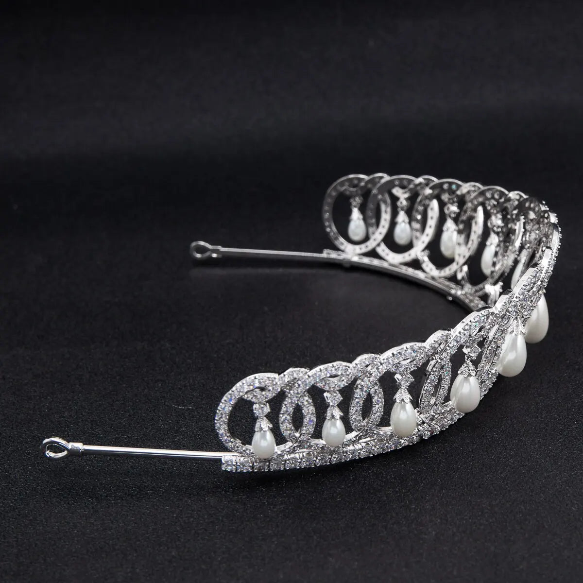 Luxury  Zirconia Crown Accessories Princess  Crystal Queens