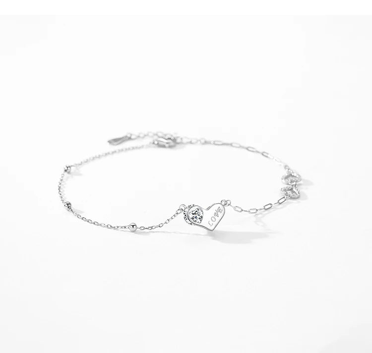 Bracelets  Top Quality Real 925 Sterling Silver Zircon  Jewelry