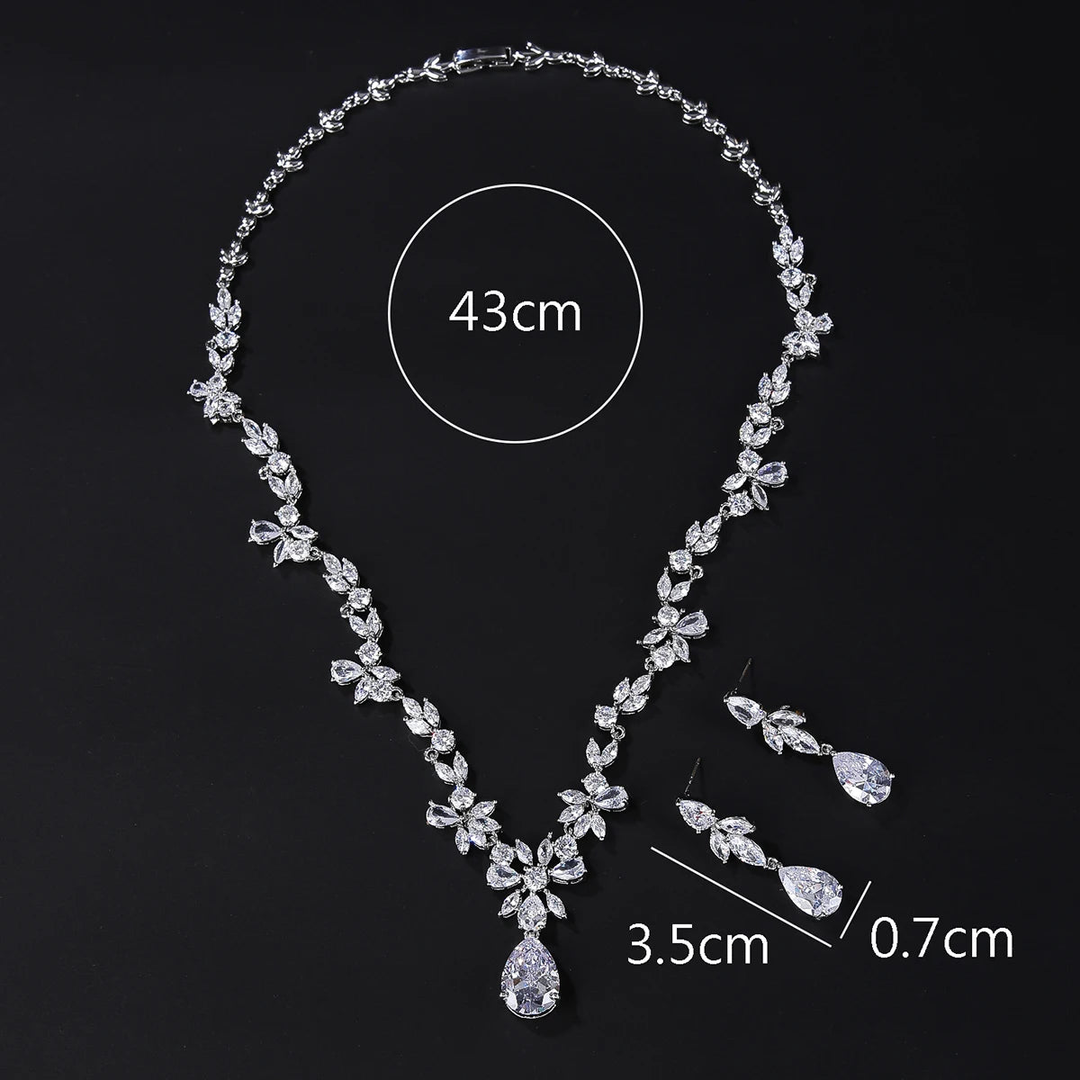 Pieces High Quality Zirconia Fashion Zirconia  Set Jewelry Zirconia