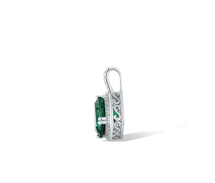 925 Sterling Silver Green Jewelry