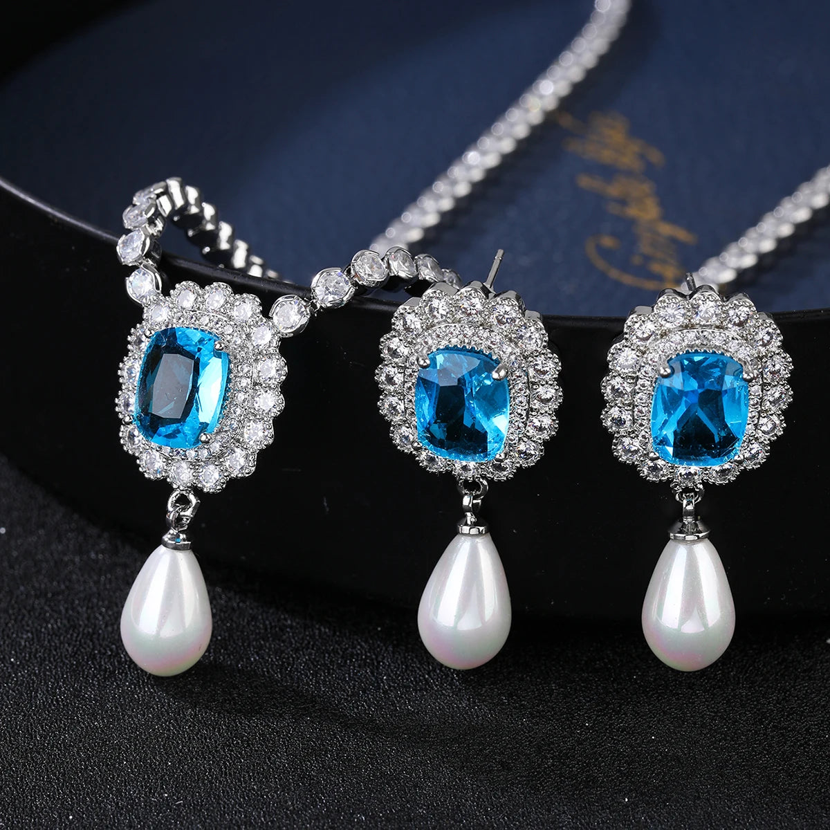 Fashion Crystal  Zirconia  Set  Jewelry