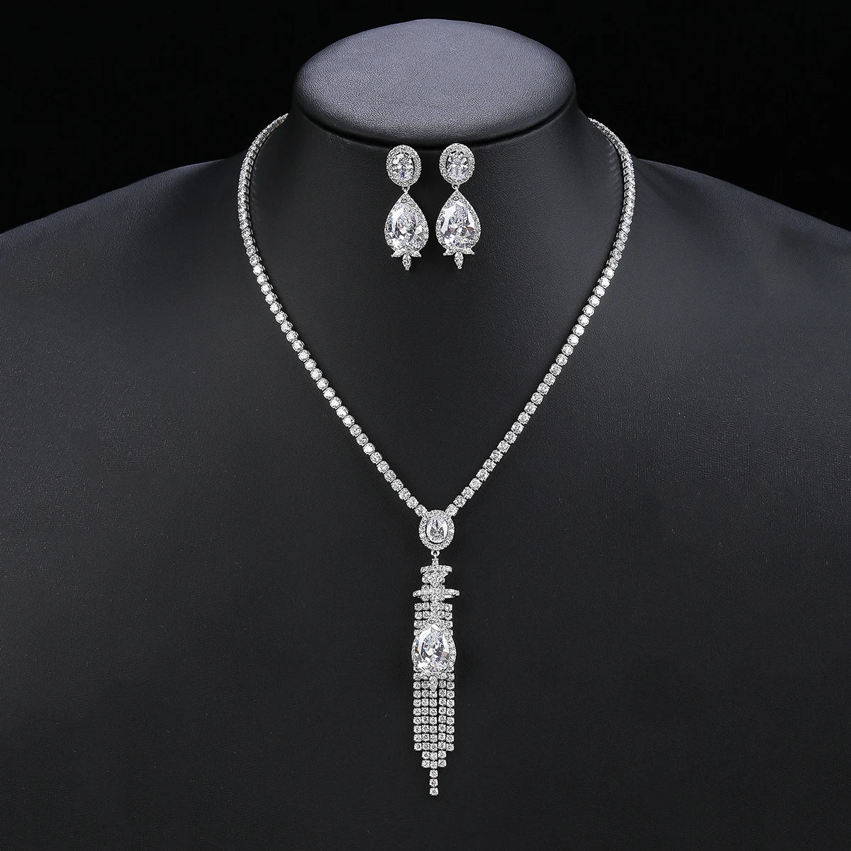 Luxury Pieces High Quality Zirconia Fashion Zirconia  Set Jewelry Zirconia