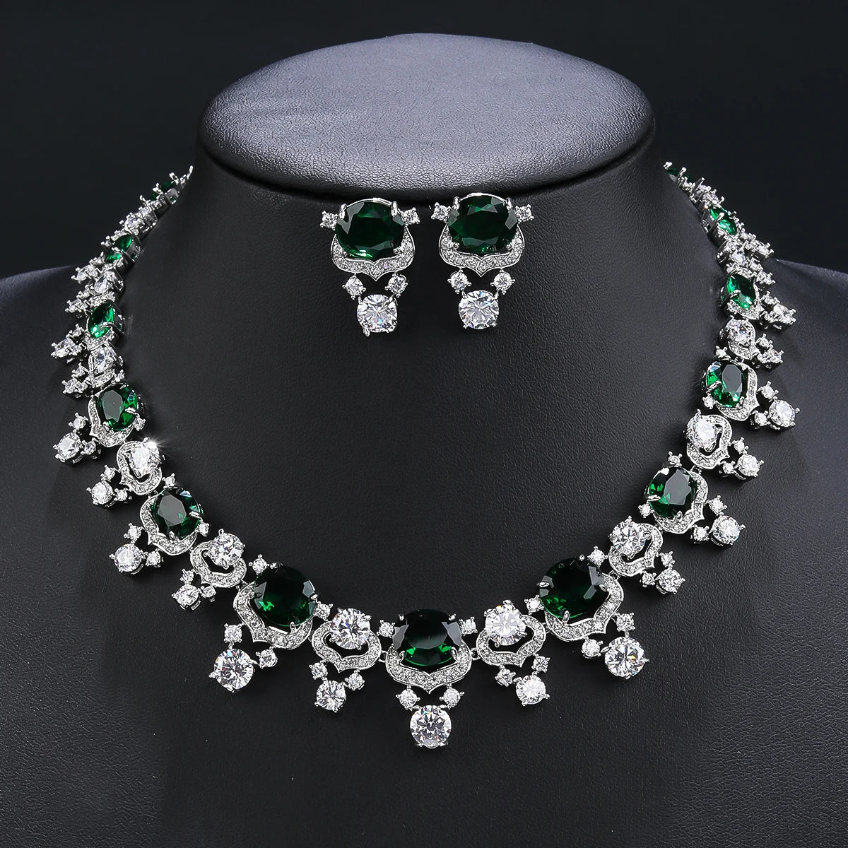 Luxury Pieces High Quality Zirconia Fashion Zirconia  Set Jewelry Zirconia