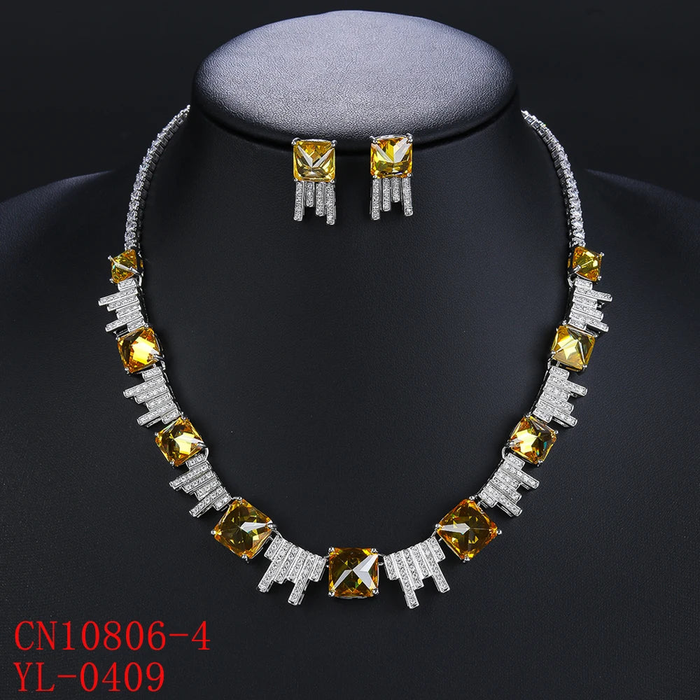 Fashion Zirconia  Set Jewelry Zirconia