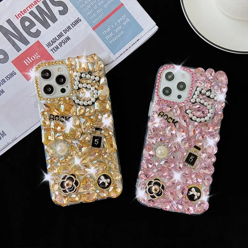 Shiny Diamond Mobile Phone Covers for Women, Cell Phone Case, for Huawei P50Pro, P40, Mate30, Honor 9X, 50, 60Pro, Cover, New