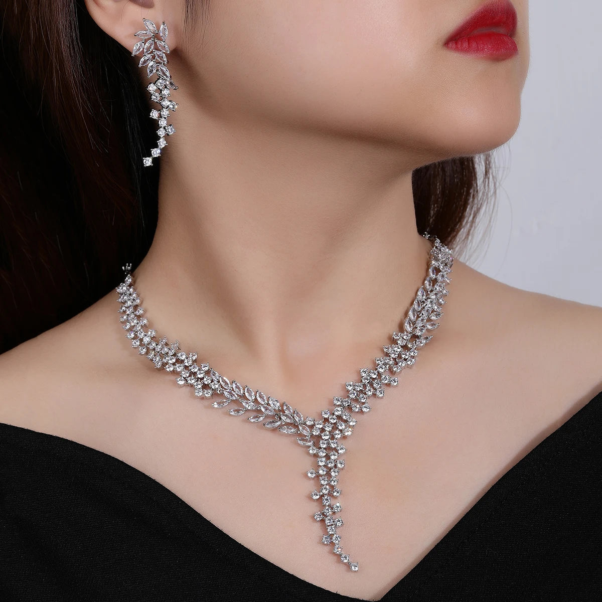 Luxury Pieces High Quality Zirconia Fashion Zirconia  Set Jewelry Zirconia