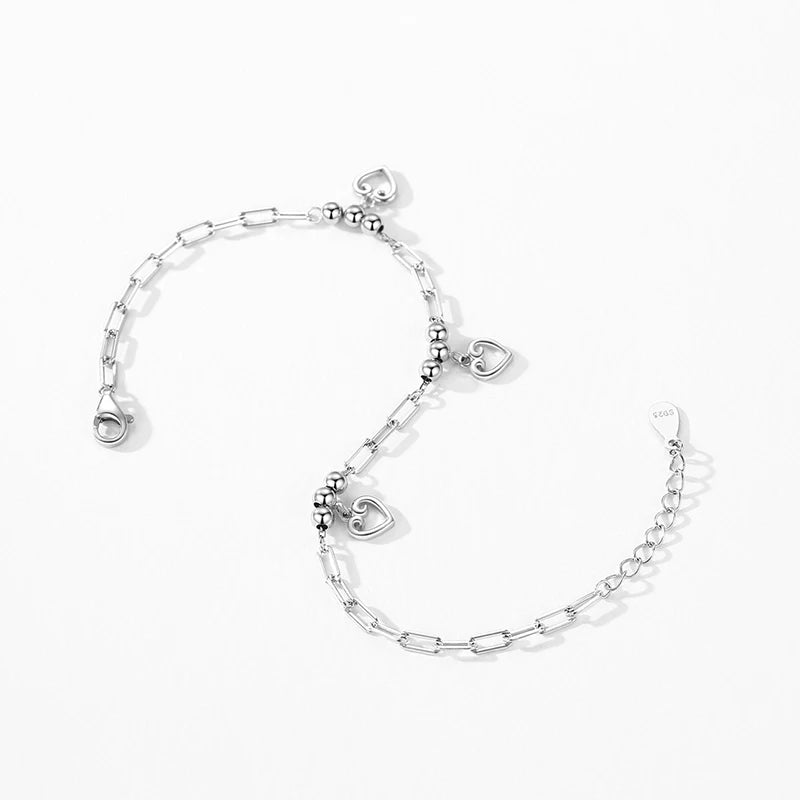 Real 925 Sterling Silver Bracelets Luxury  Jewelry