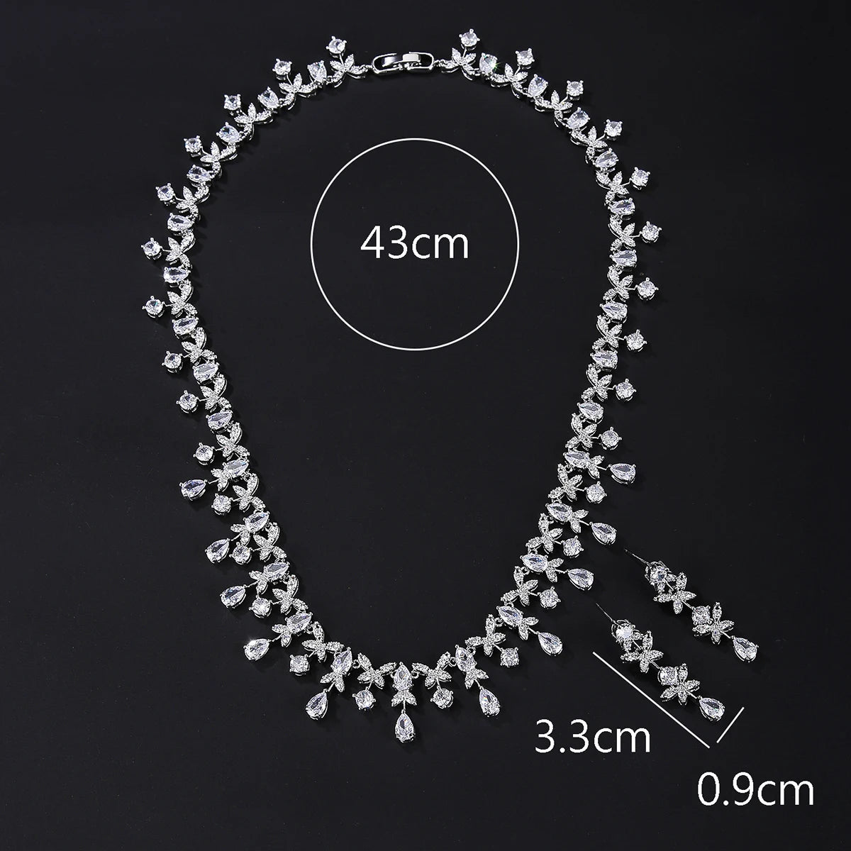 Luxury Pieces High Quality Zirconia Fashion Zirconia  Set Jewelry Zirconia