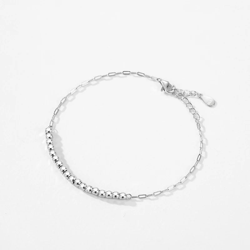 925 Sterling Silver Fashion Square Bracelet Jewlery