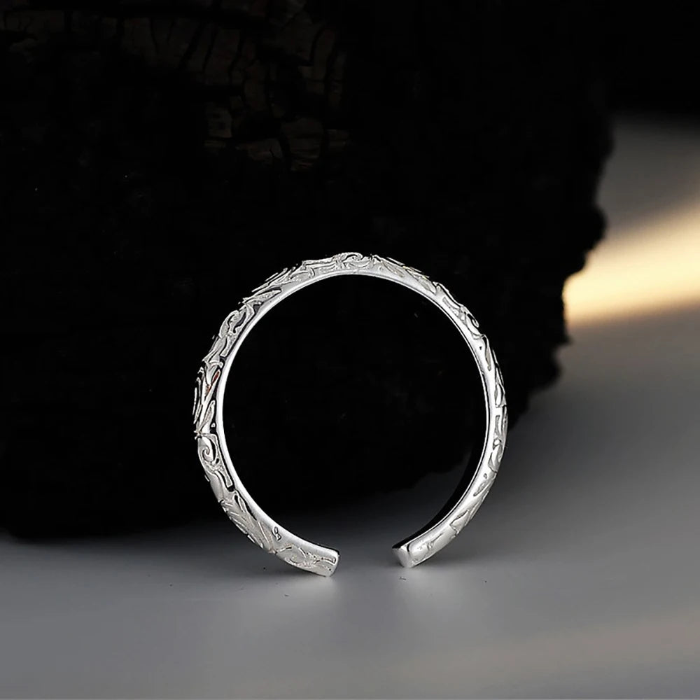 100% 925 Sterling Silver Ring Luxury Jewelry