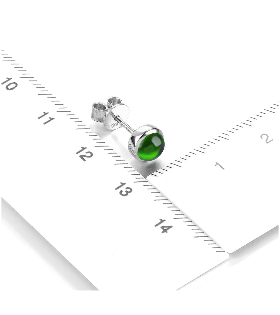 Natural Chrome Diopside Sterling Silver