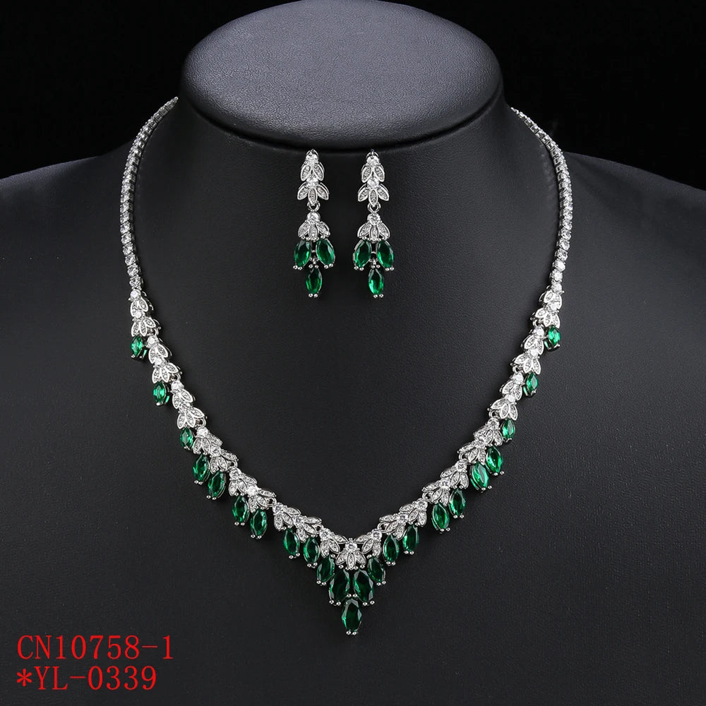 Luxury Pieces High Quality Zirconia Fashion Zirconia  Set Jewelry Zirconia