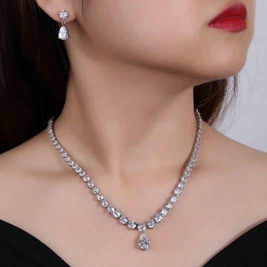 Luxury Pieces High Quality Zirconia Fashion Zirconia  Set Jewelry Zirconia