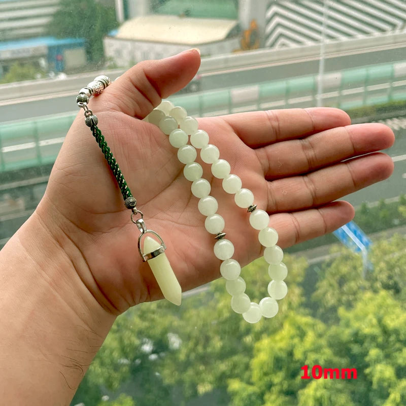 Tasbih Luminous stone misbaha islamic product prayer beads saudi