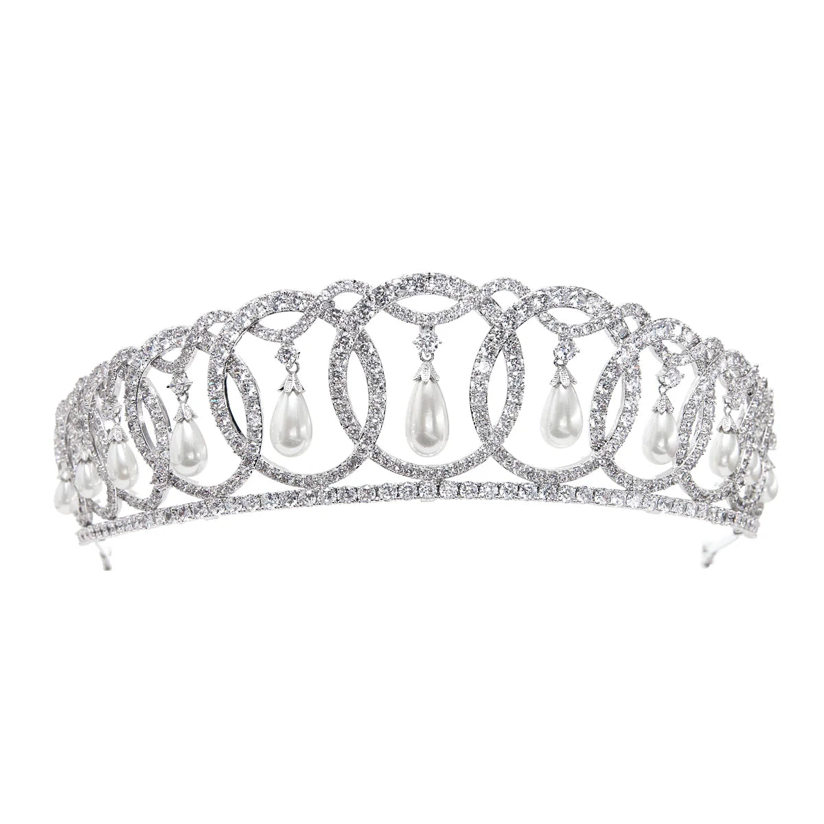 Luxury  Zirconia Crown Accessories Princess  Crystal Queens