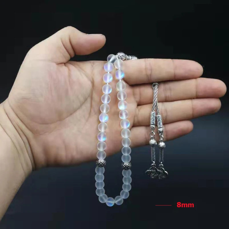 Austrian Crystal tasbih 33 66 99 beads with Metal tassel New style Crystal women prayer beads gift Muslim Rosary