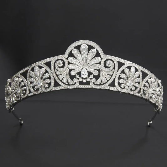 Luxury  Zirconia Crown Accessories Princess  Crystal Queens