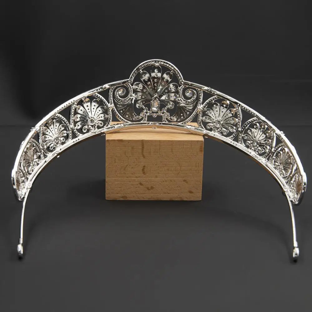 Luxury  Zirconia Crown Accessories Princess  Crystal Queens